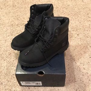 Timberland limited release naughty black boots 7